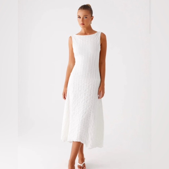 Peppermayo Dresses & Skirts - Sharni Midi Dress - Ivory BNWT